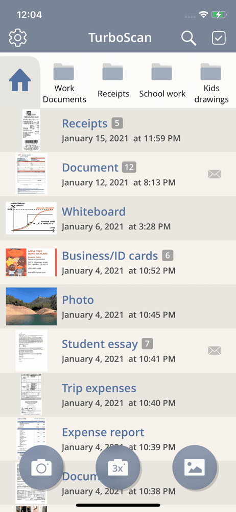 TurboScan™: document scanner screenshot 1