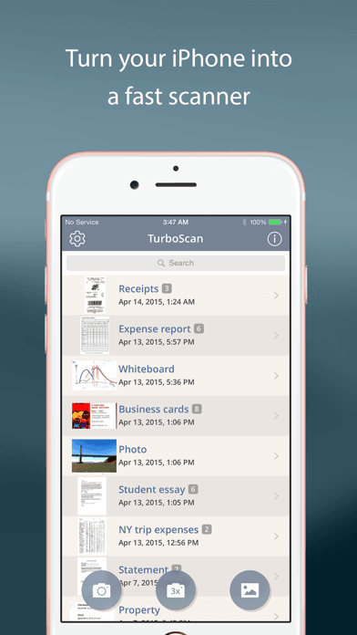 TurboScan™: document scanner screenshot 1