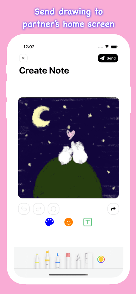 Note Widget - Love Drawing screenshot 2