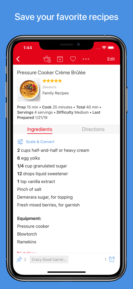 Paprika Recipe Manager 3 screenshot 2