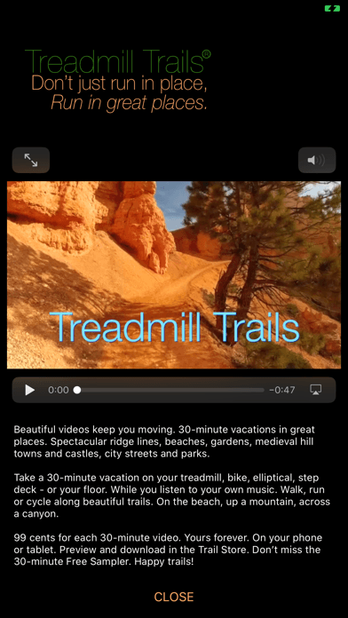 Treadmill Trails screenshot 1