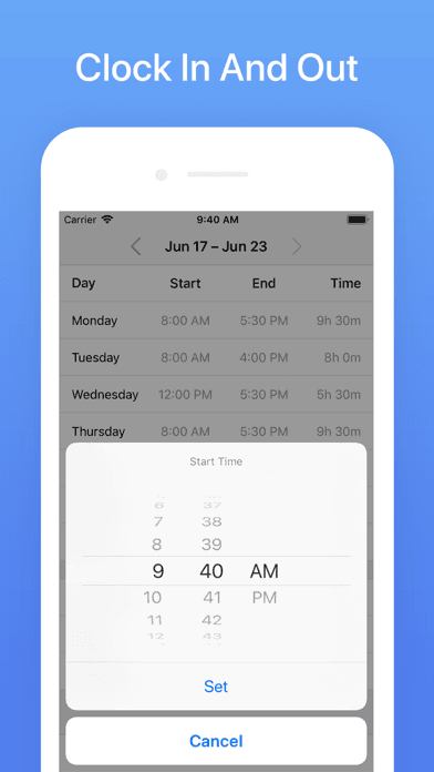 Hours Tracker: Time Calculator screenshot 2