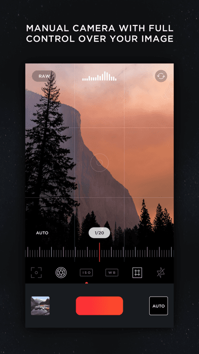 Manual Camera Pro + RAW Photo screenshot 1