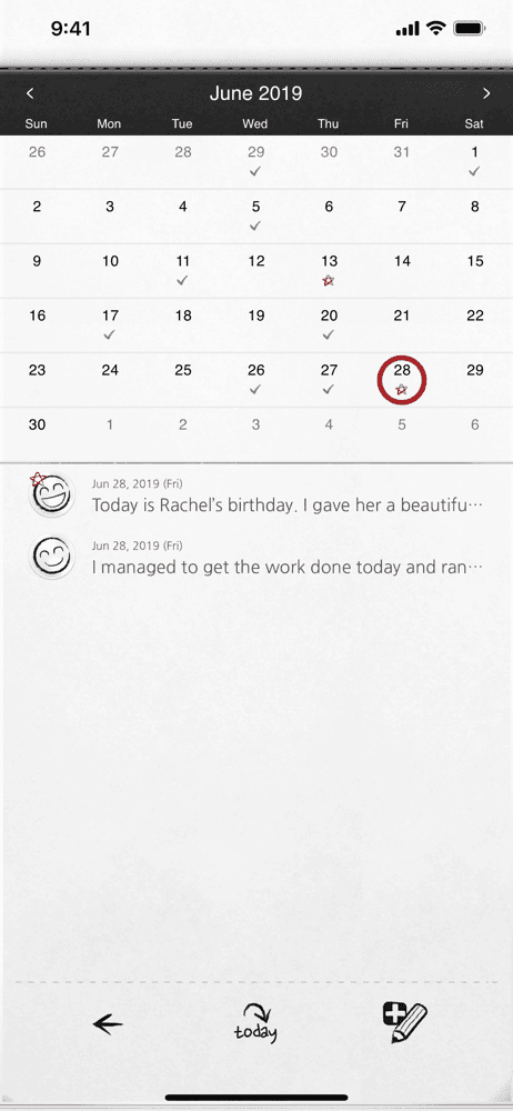 My Wonderful Days Journal screenshot 3