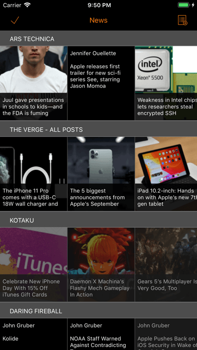 Heartfeed RSS Reader screenshot 3