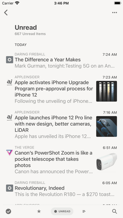 Reeder Classic screenshot 2