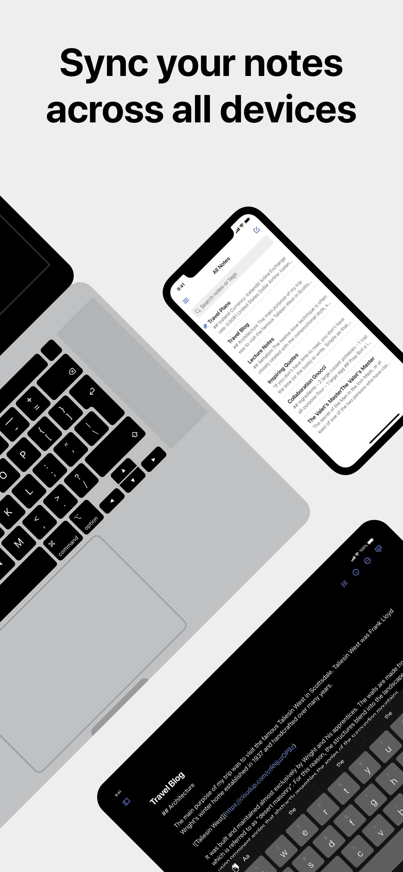 Simplenote screenshot 1