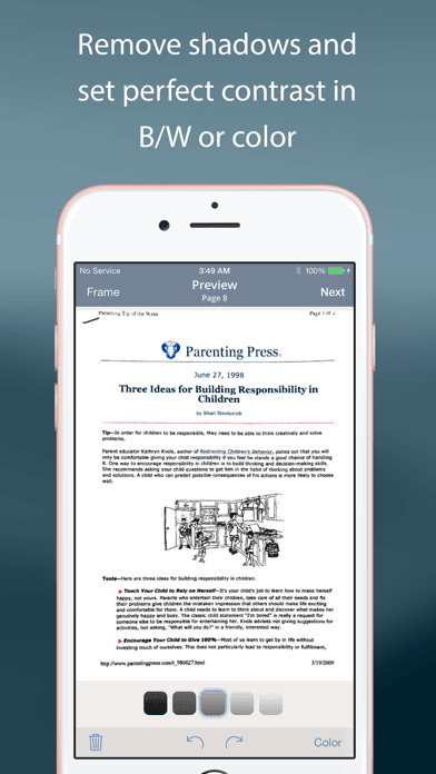TurboScan™: document scanner screenshot 3