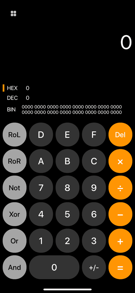 Programmer's Calculator screenshot 1