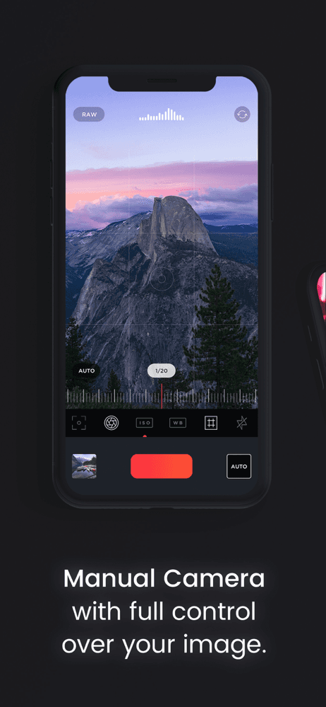 Manual Camera Pro + RAW Photo screenshot 1