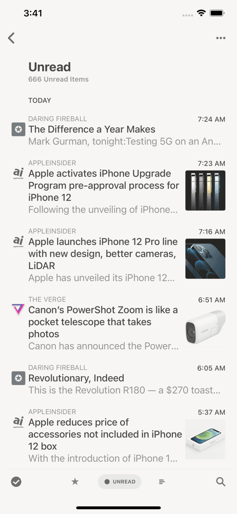 Reeder Classic screenshot 2