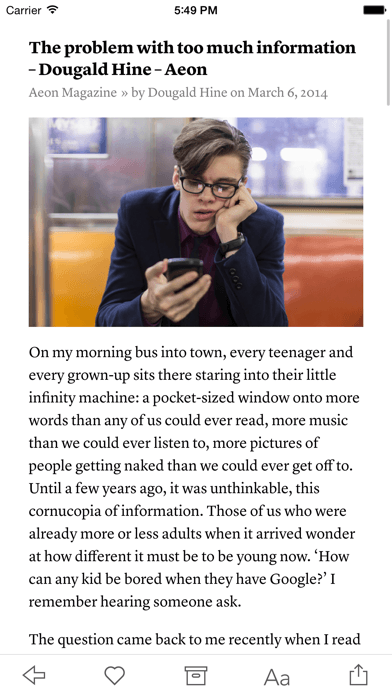 Instapaper screenshot 2