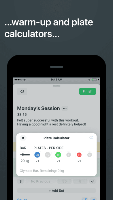 Strong Workout Tracker Gym Log screenshot 3