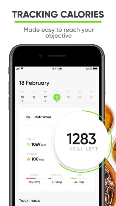 Nutrition Coach: Food tracker screenshot 1