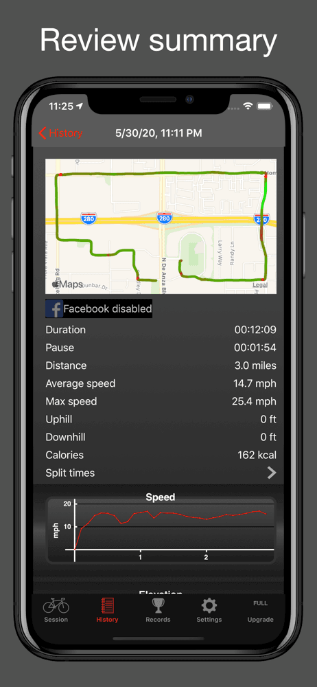 Fitmeter Bike Basic - Cycling screenshot 2
