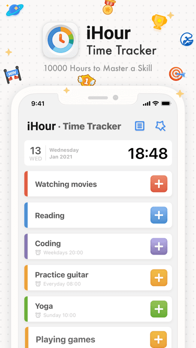 iHour - Focus Time Tracker screenshot 1