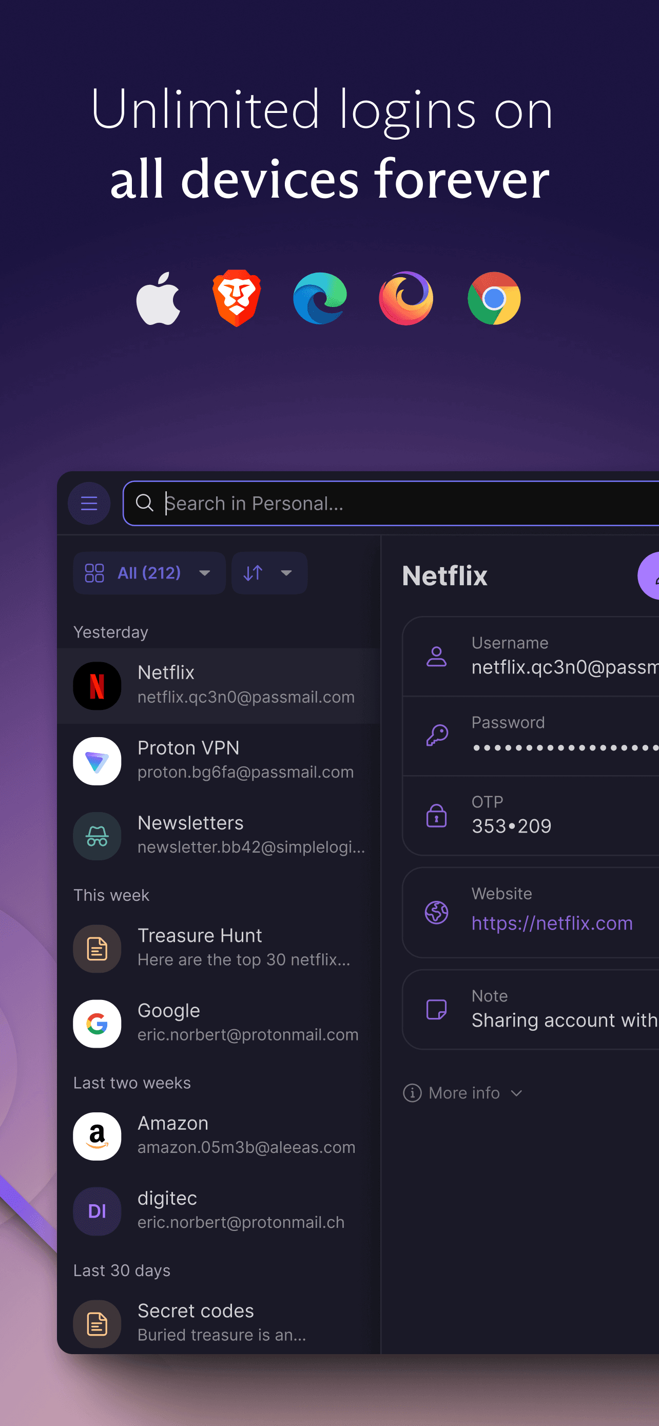 Proton Pass - Password Manager screenshot 2