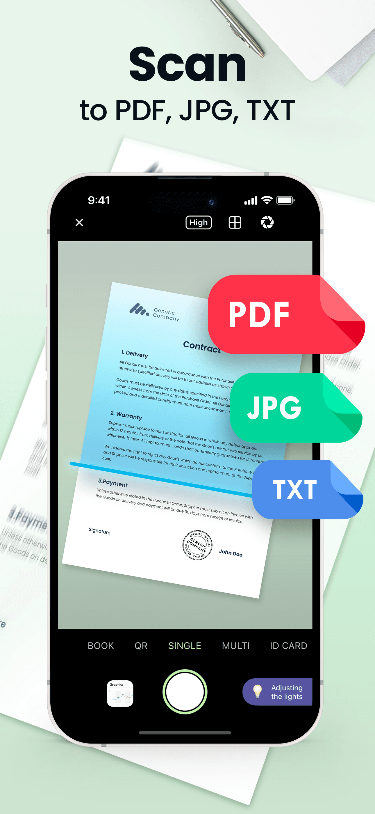 Scan Hero: PDF Scanner screenshot 1