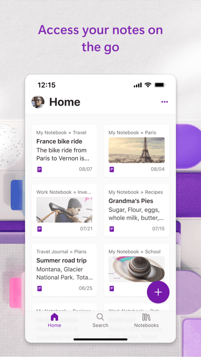 Microsoft OneNote screenshot 3