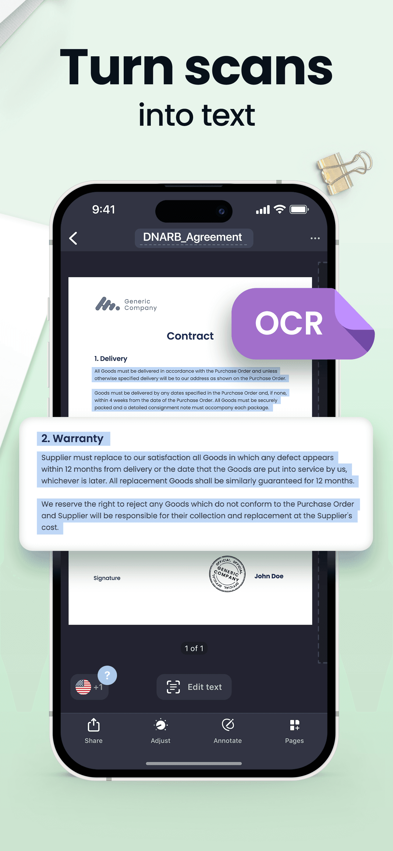 Scan Hero: PDF Scanner screenshot 2