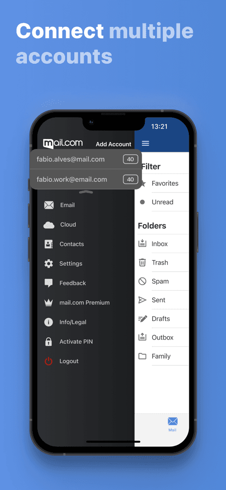 mail.com - email & cloud screenshot 3