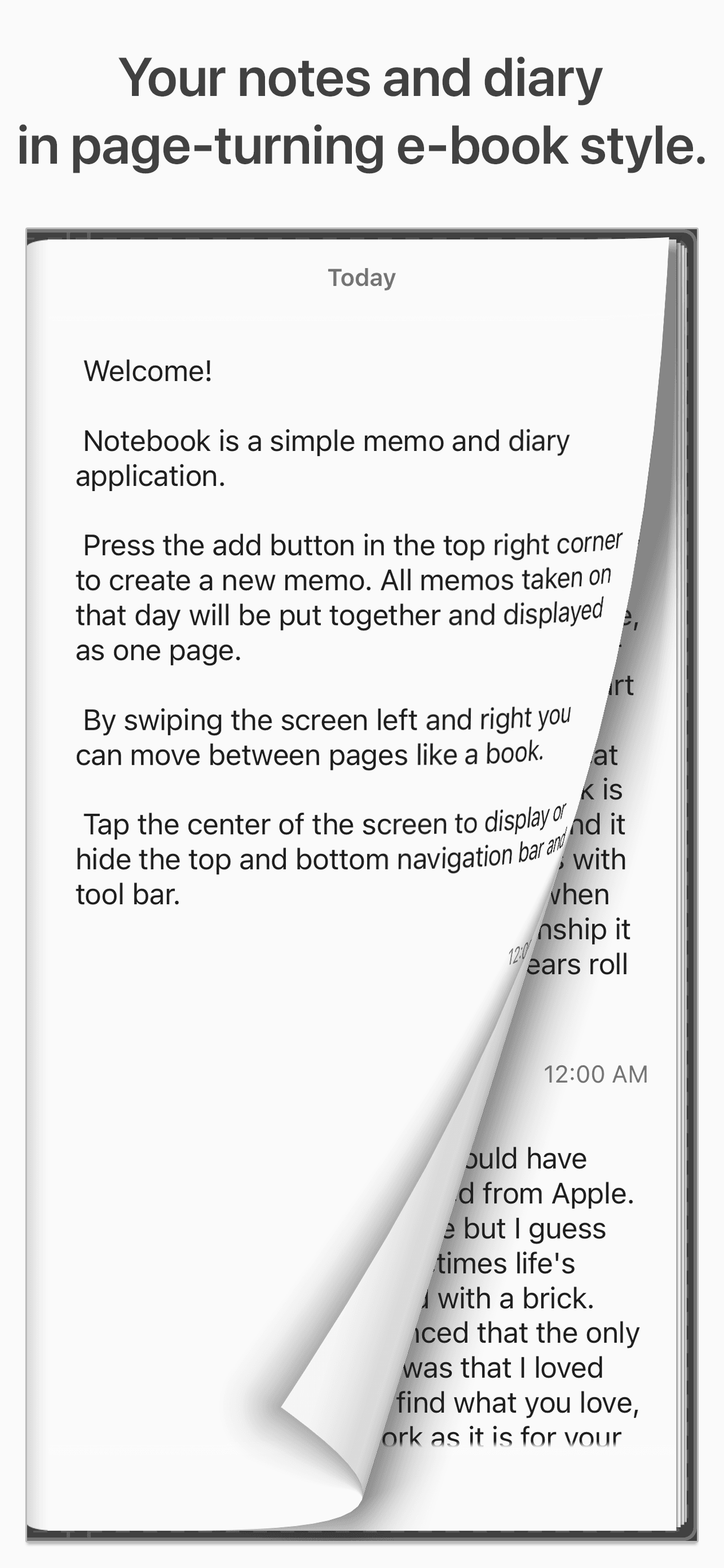 Notebook - Diary & Journal App screenshot 1
