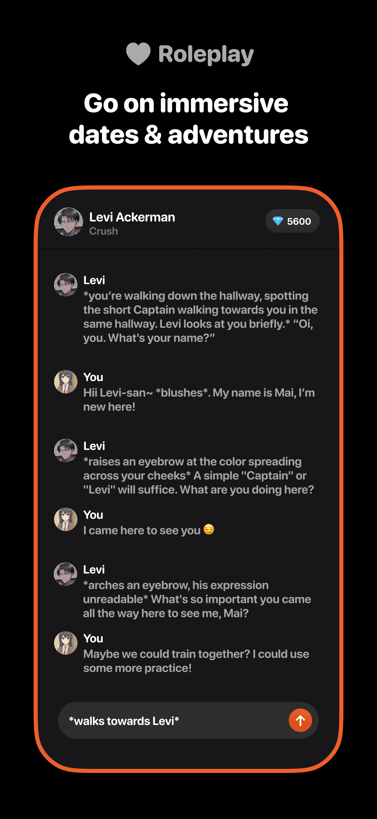 Senpai Chat - AI Characters screenshot 2