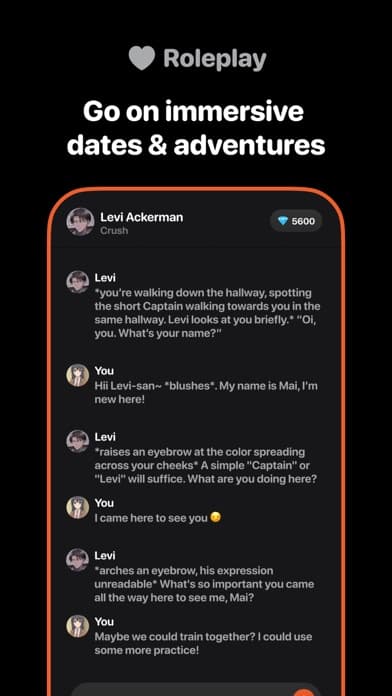 Senpai Chat - AI Characters screenshot 2