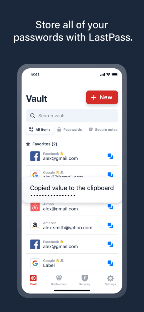 LastPass Password Manager screenshot 1