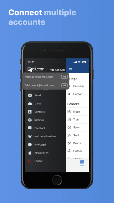 mail.com - email & cloud screenshot 3