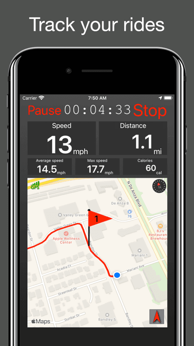Fitmeter Bike Basic - Cycling screenshot 1