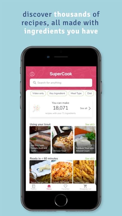 SuperCook Recipe By Ingredient screenshot 2