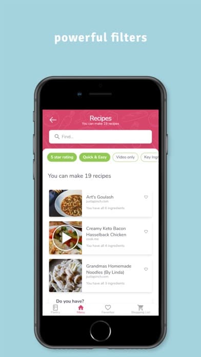SuperCook Recipe By Ingredient screenshot 3