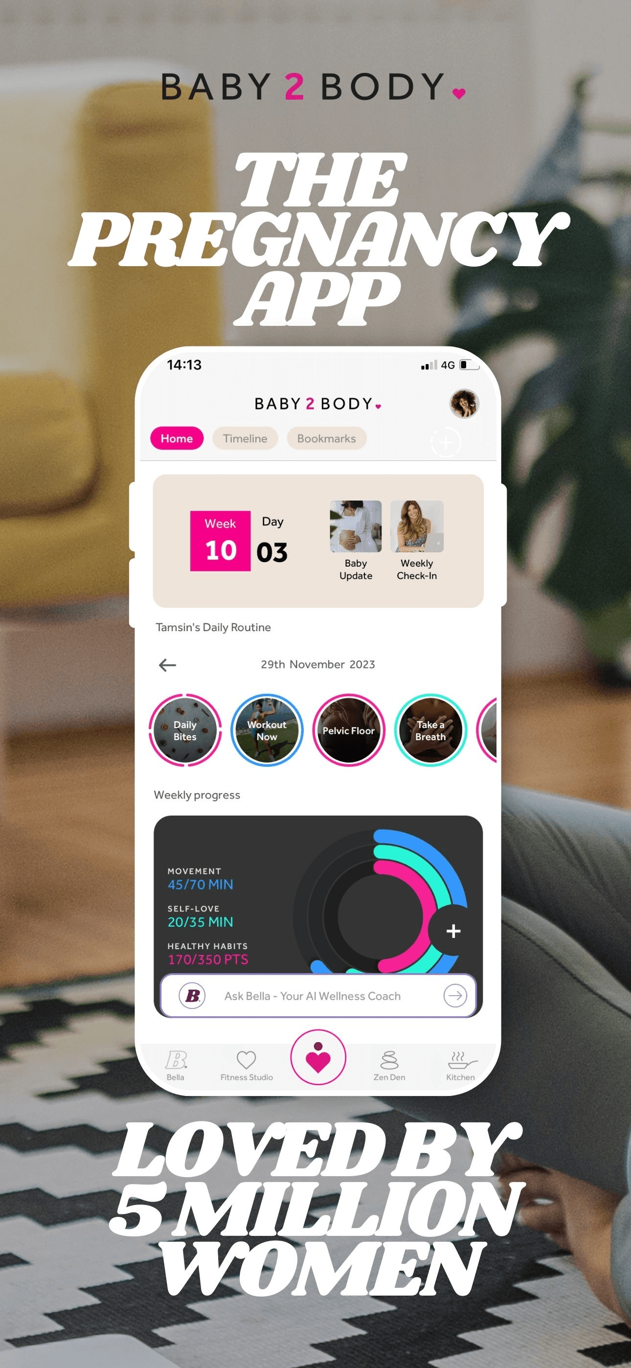 Baby2Body: Pregnancy Wellness screenshot 1