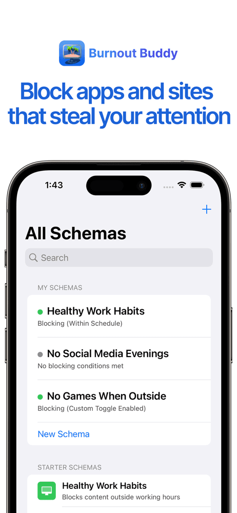 BB - Screen Time & App Blocker screenshot 1