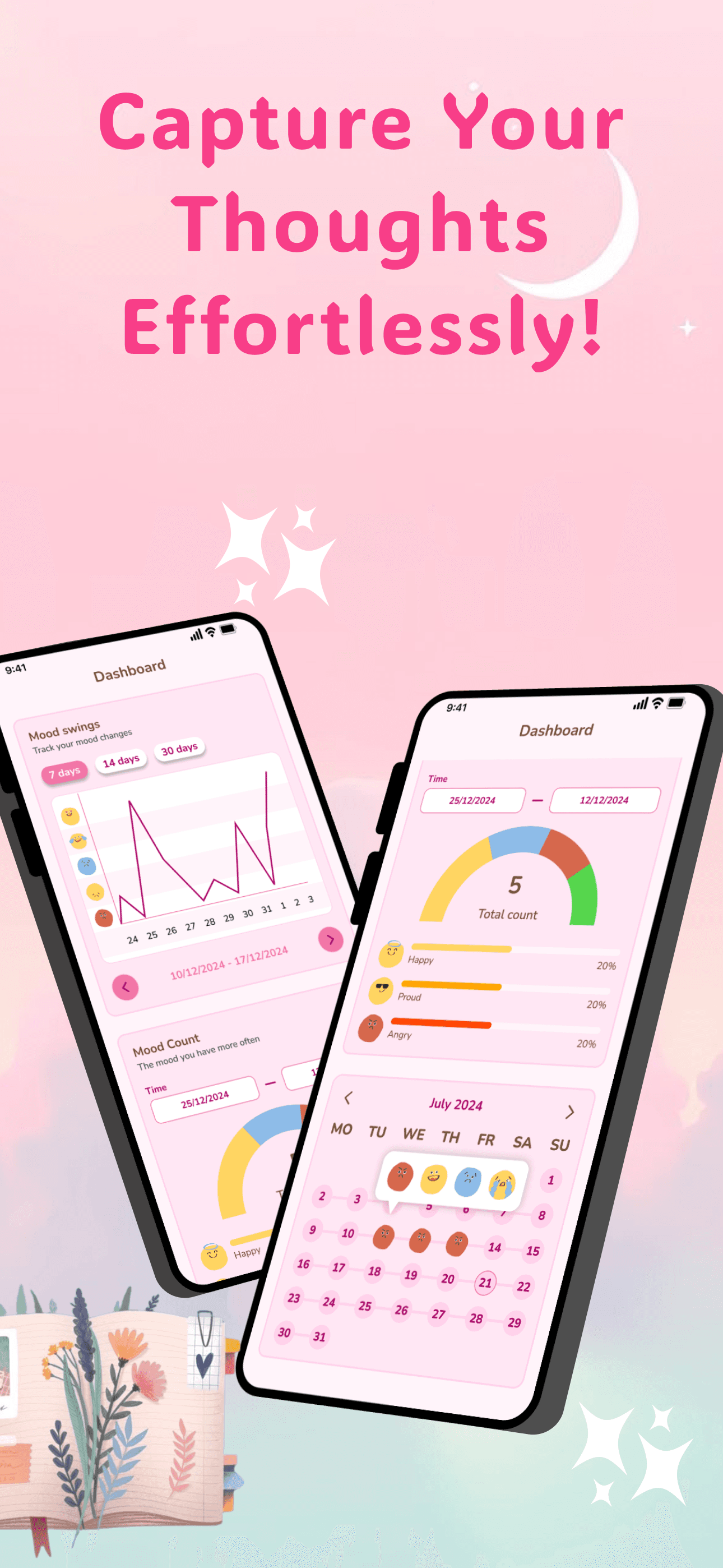My Daily Diary - Mood Journal screenshot 3