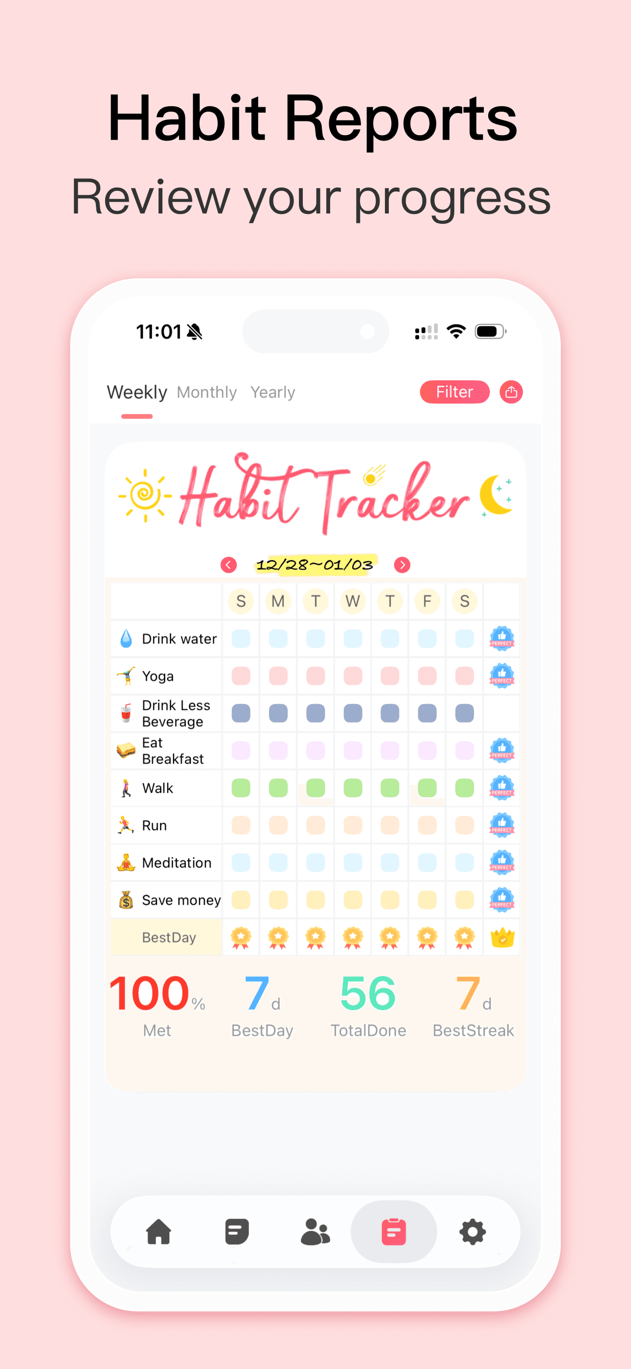 Habit Tracker screenshot 2