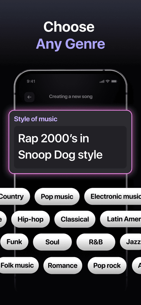 AI Song Music Generator: Muzio screenshot 3