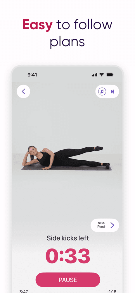 5 Minute Pilates Workout screenshot 3