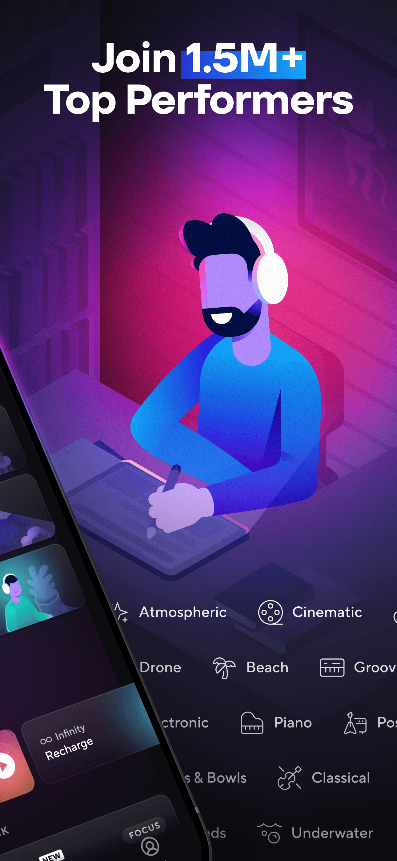 Brain.fm: Focus & Sleep Music screenshot 2