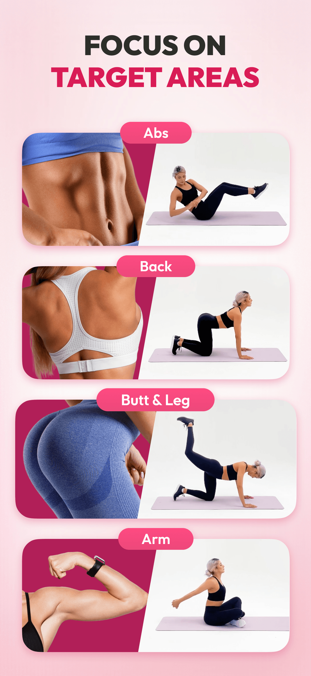 Workout for Women: Home & Gym screenshot 3