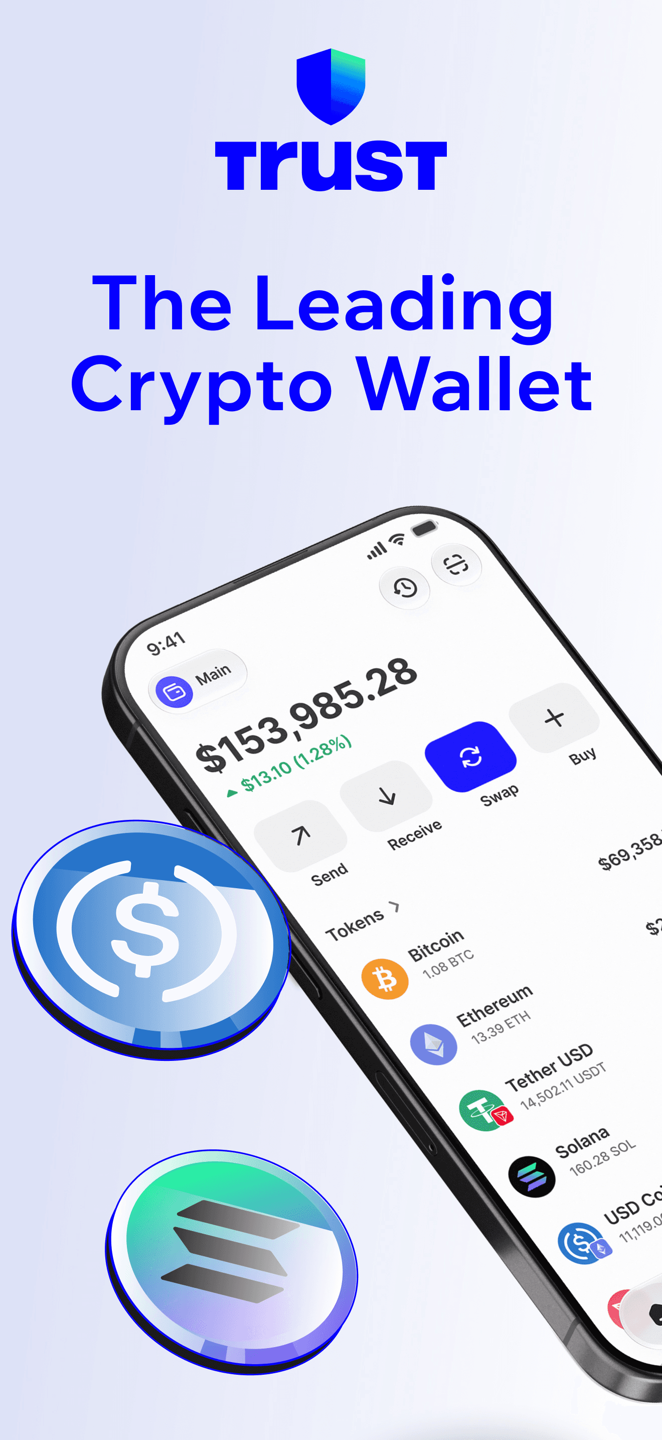 Trust: Crypto & Bitcoin Wallet screenshot 1