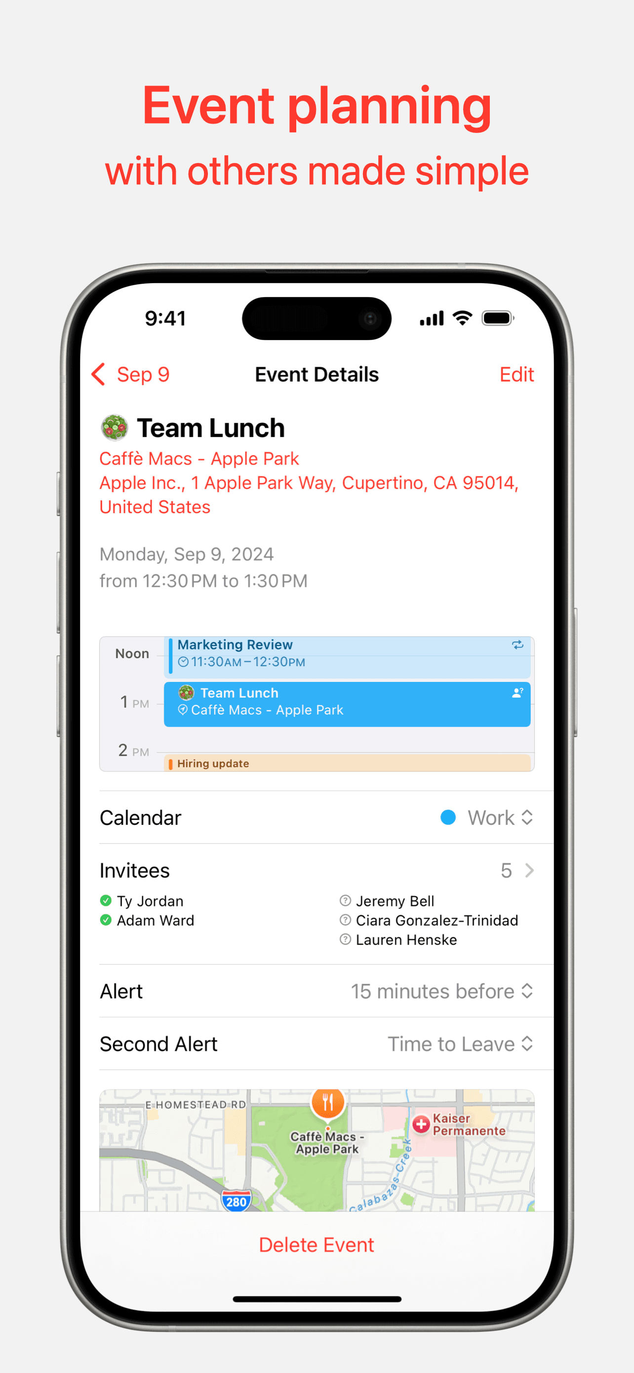 Calendar screenshot 2