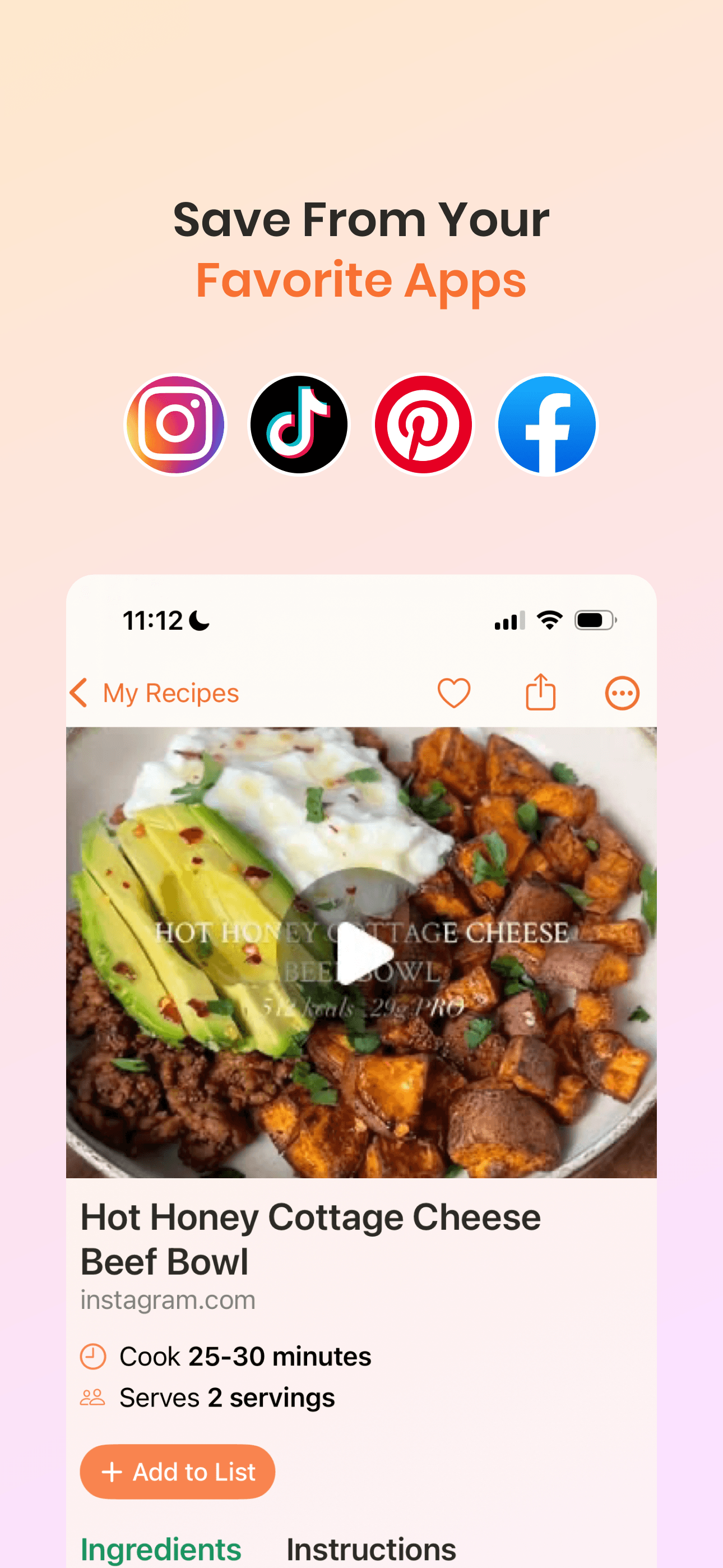 RecipeBox - Save Your Recipes! screenshot 2