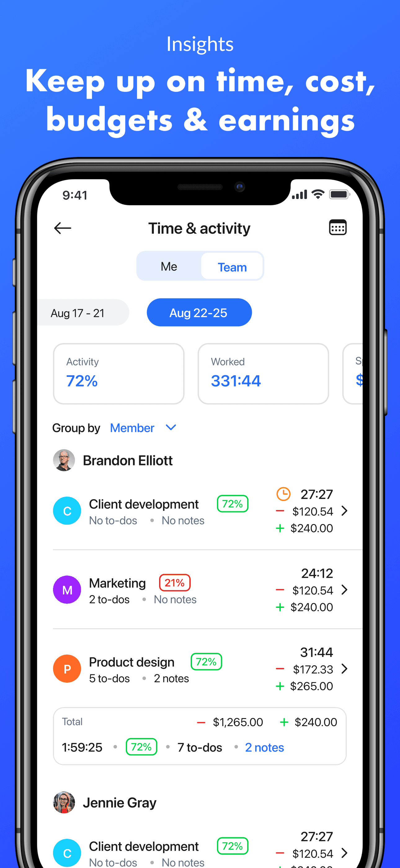 Hubstaff Time Tracker screenshot 3