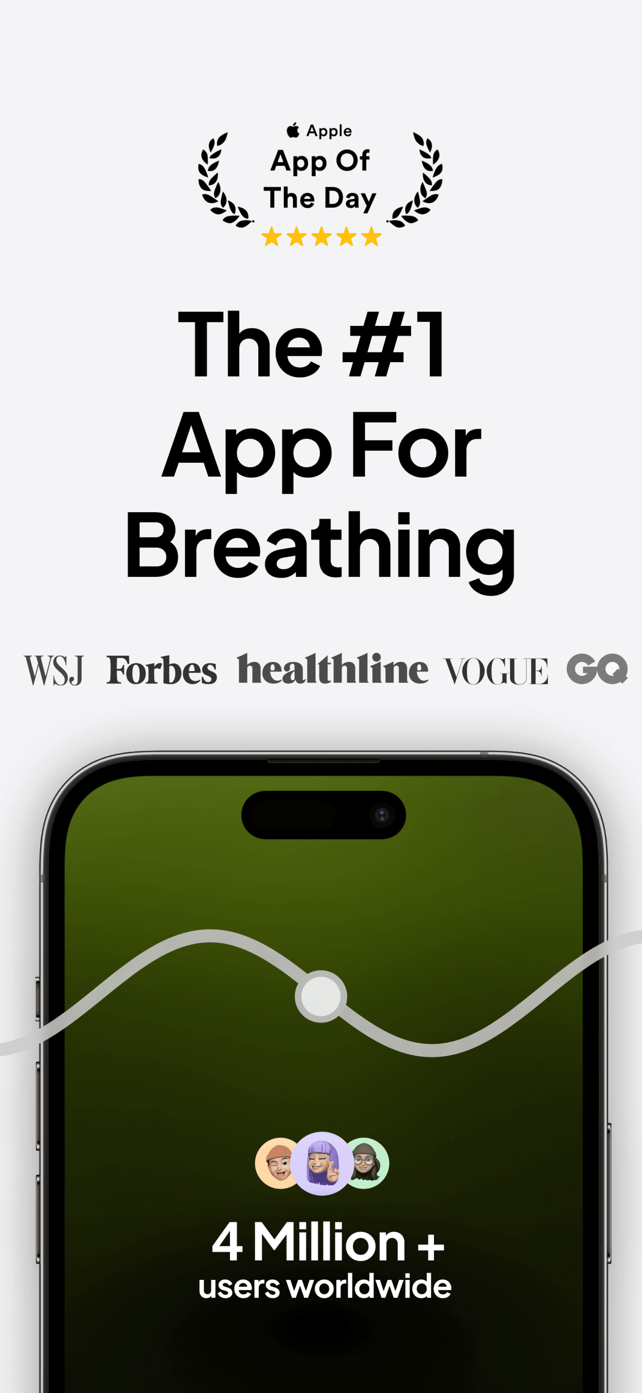 Breathwrk: Breathing Exercises screenshot 1