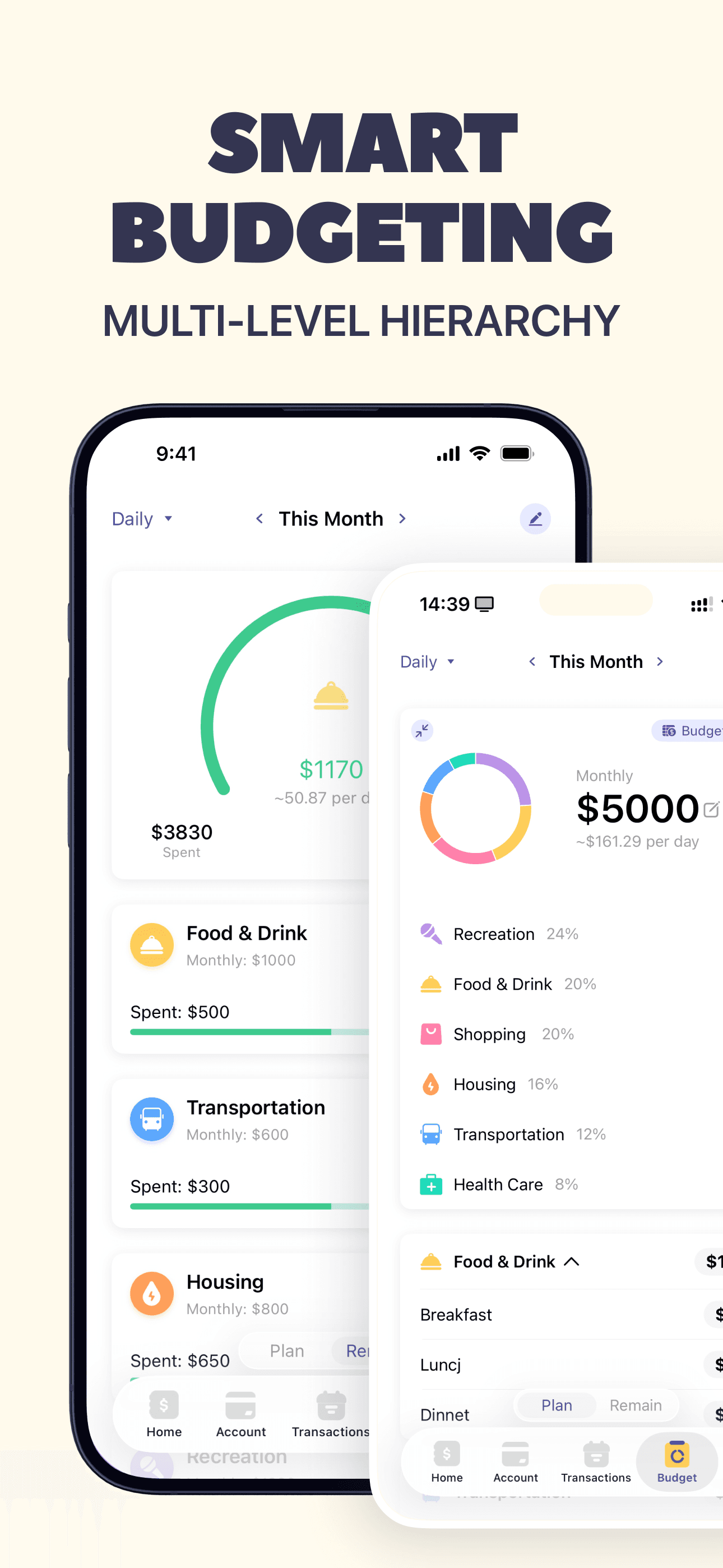 Budget app - spending tracker screenshot 3