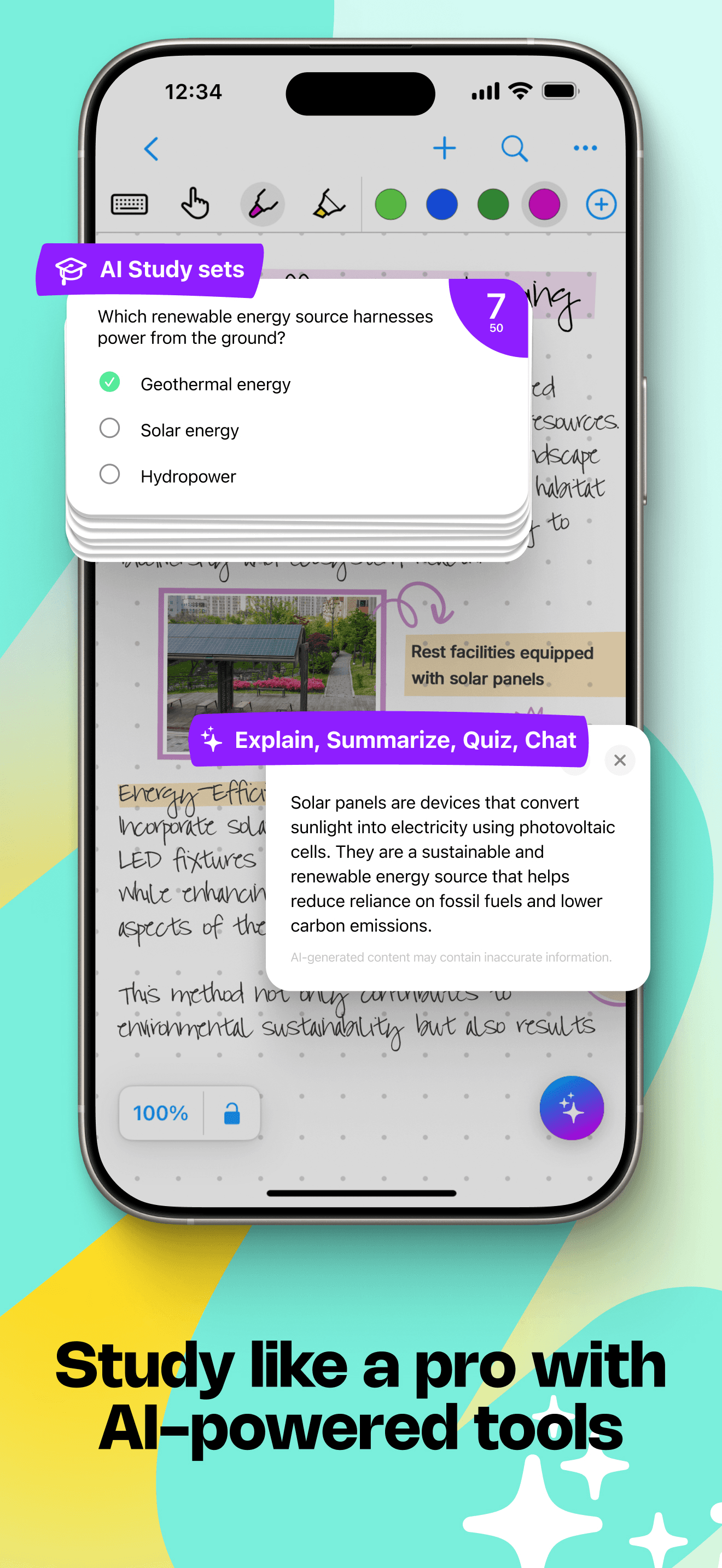 MyScript Notes: AI Handwriting screenshot 2