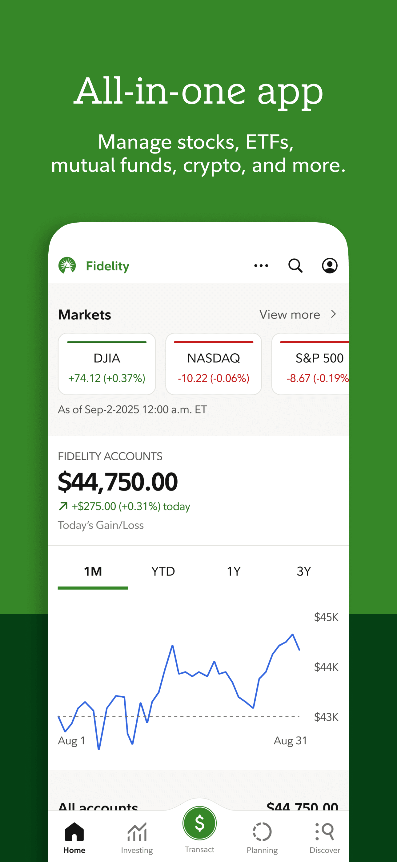 Fidelity Investments screenshot 1