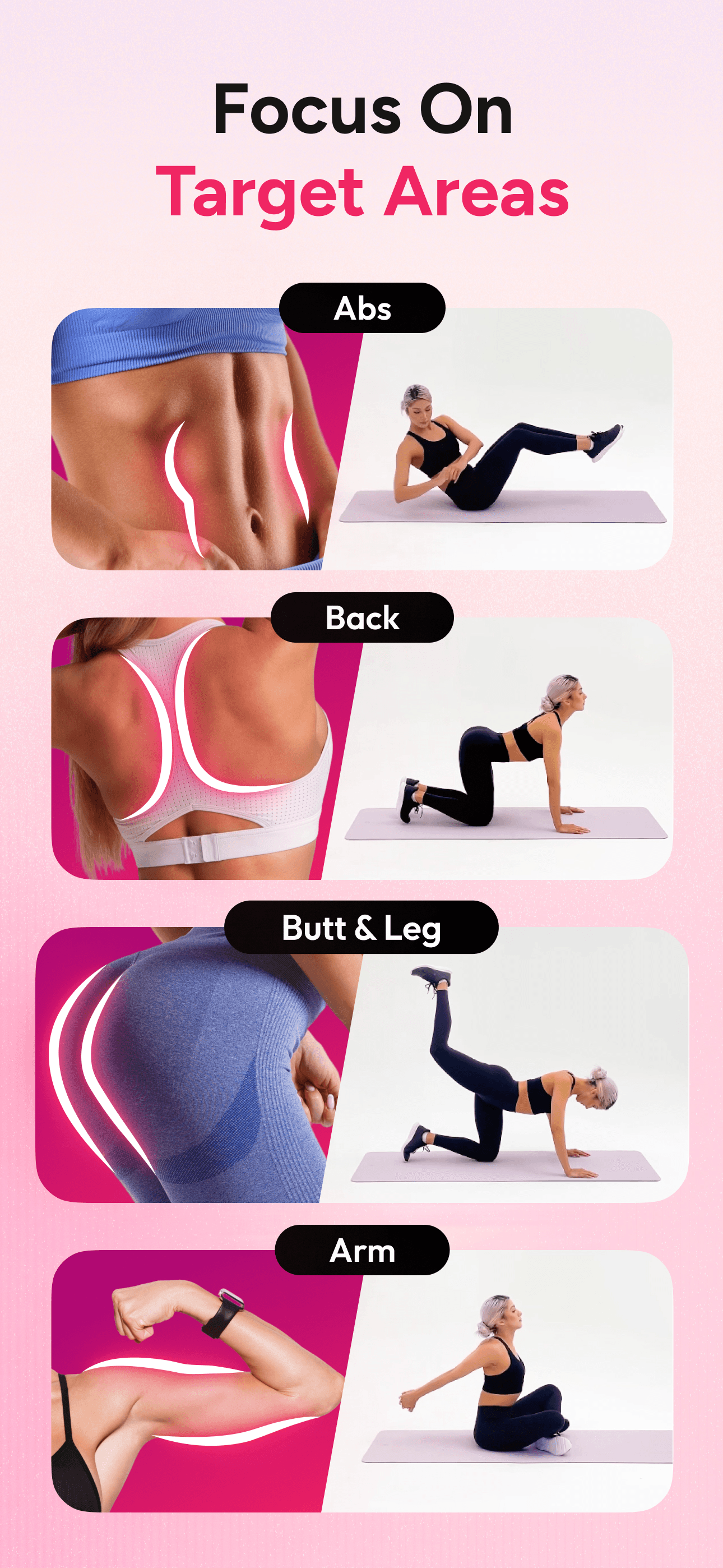 Workout for Women: Home & Gym screenshot 3